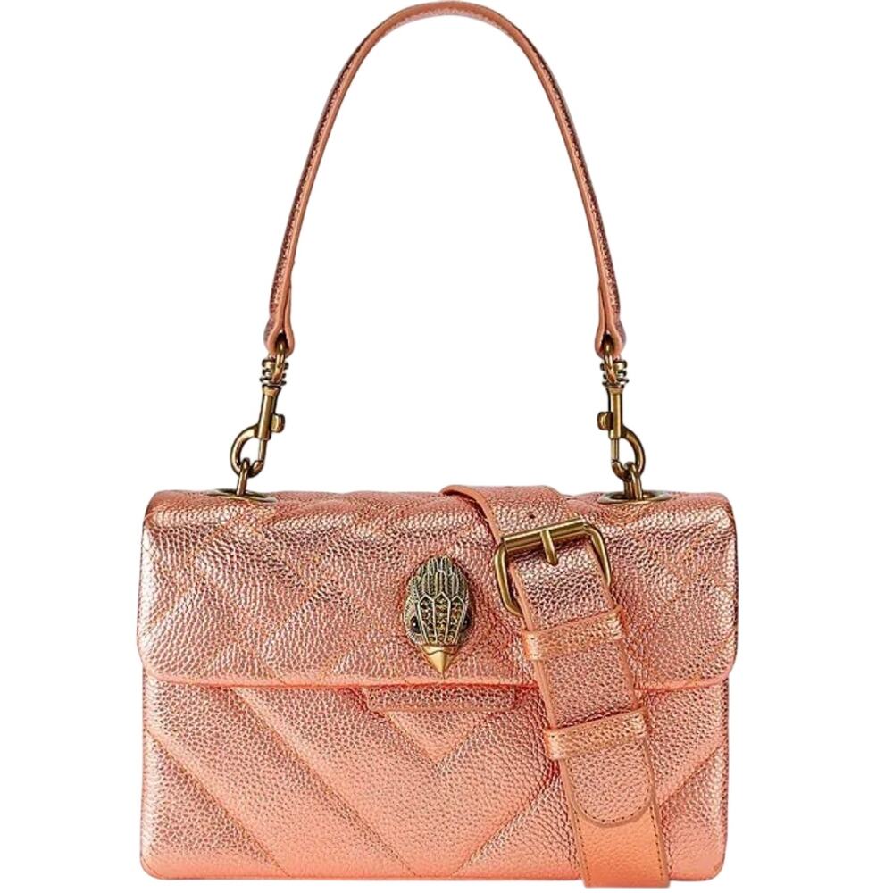 Kurt Geiger London
Medium Kensington Metallic Leather Convertible Crossbody Bag